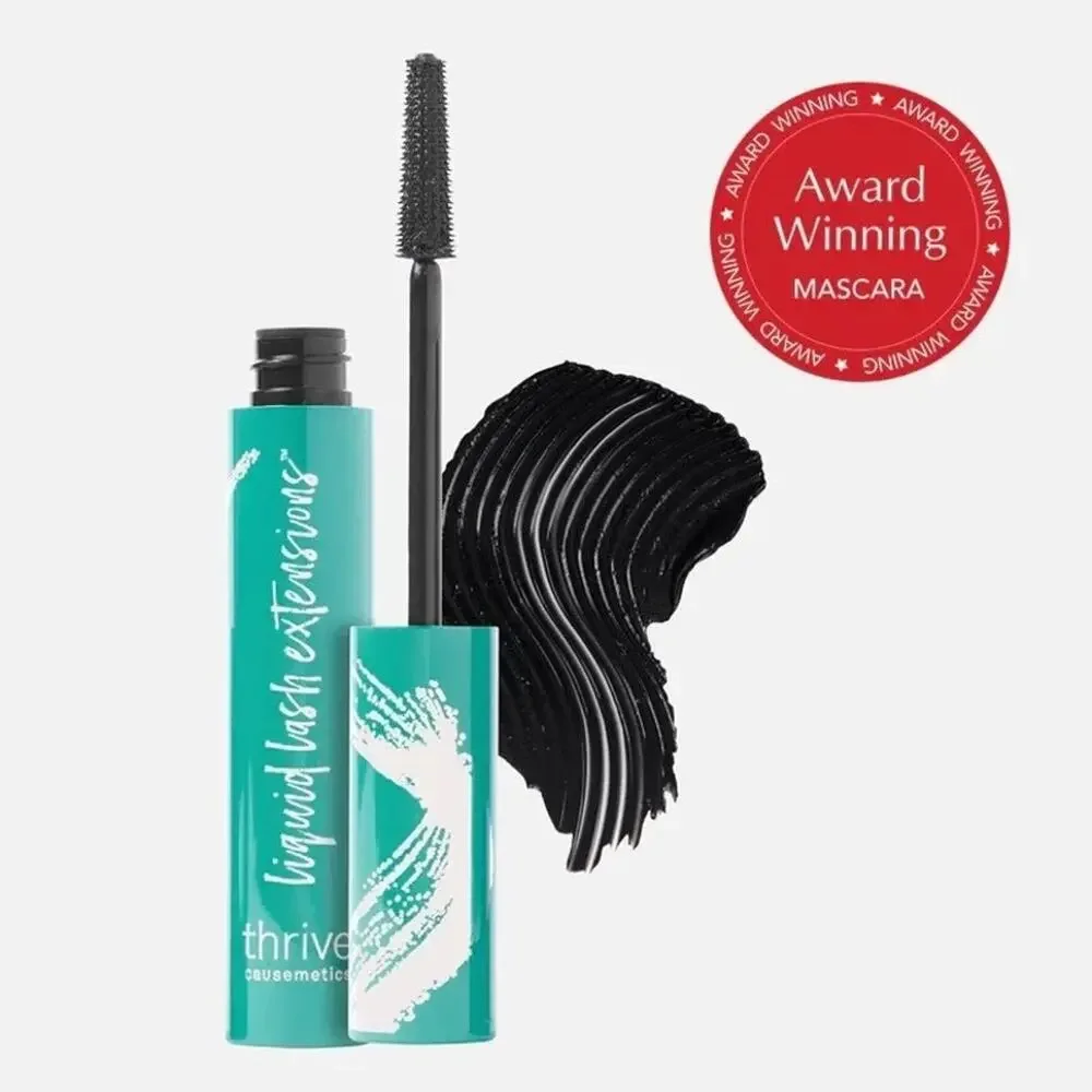 Thrive Causemetics Liquid Lash Extensions Mascara Brynn Rich Black 0.38oz READ